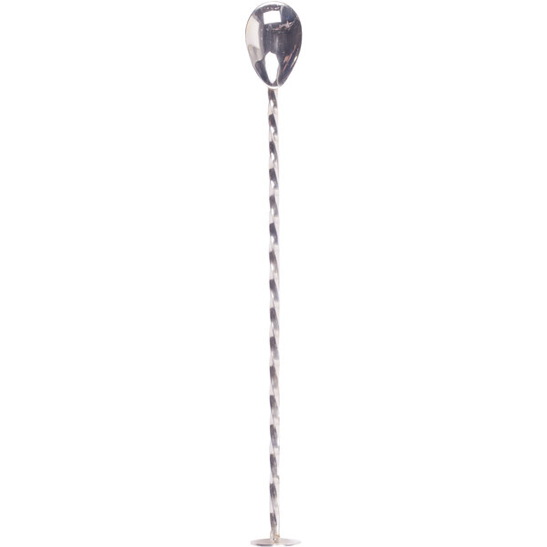 Barlöffel Deluxe Flat-End, versilbert 27cm