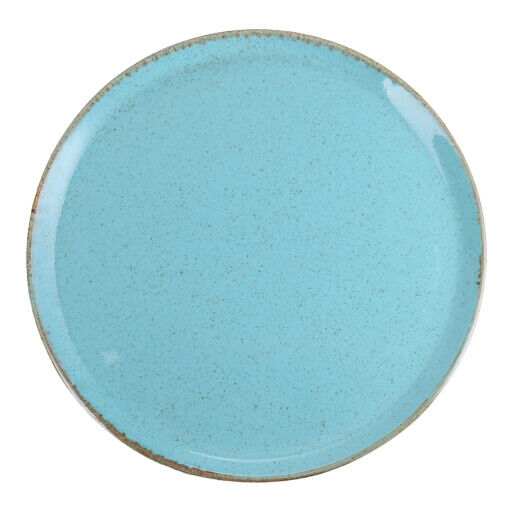 162932  Porland Seasons Turquoise Flat Plate 32Cm 