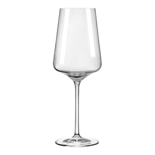 Weisswein Glas mit Optik "Julie Fineline", 400 ml