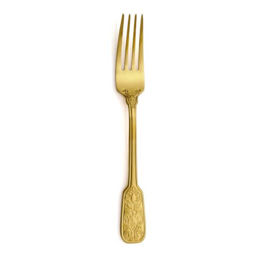 Versailles Satin Gold Table Fork