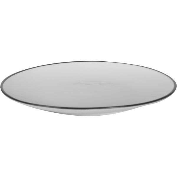 Filippa Porzellan Dessertteller mit schwarzem Rand ø 22cm