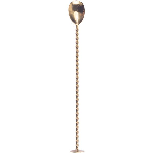 Barlöffel Deluxe Flat-End, gold - 27cm