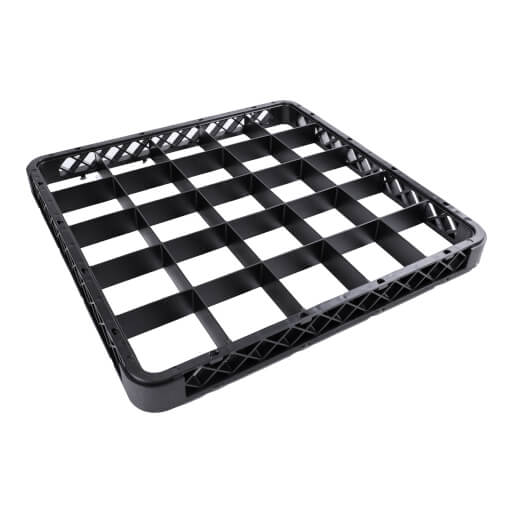 25-Compartment 2nd 50x50x4,5 Schwarz