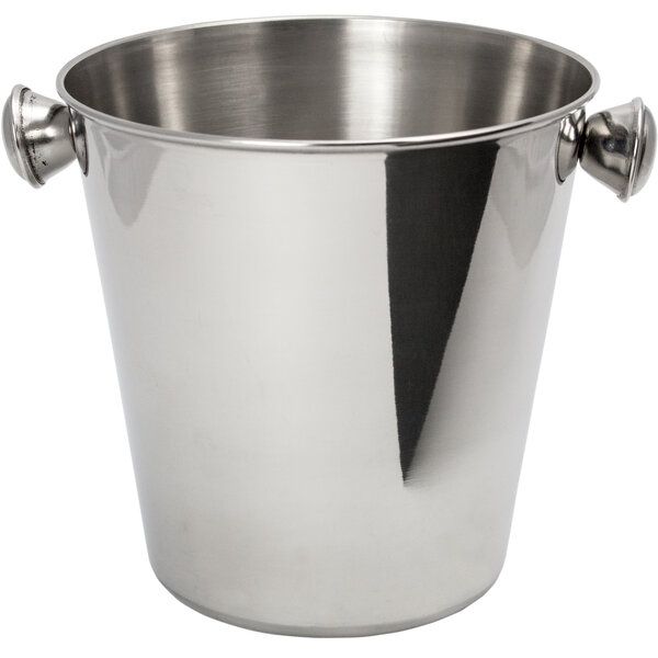 Mini Ice Bucket Ring/Optic, Stainless St., Ø14,5x14,5cm