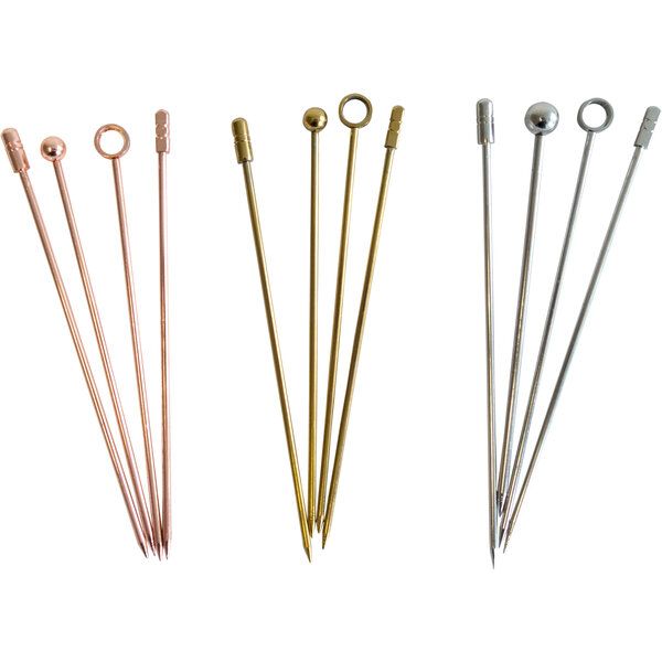 Cocktail Pick Edelstahl 4er Set
