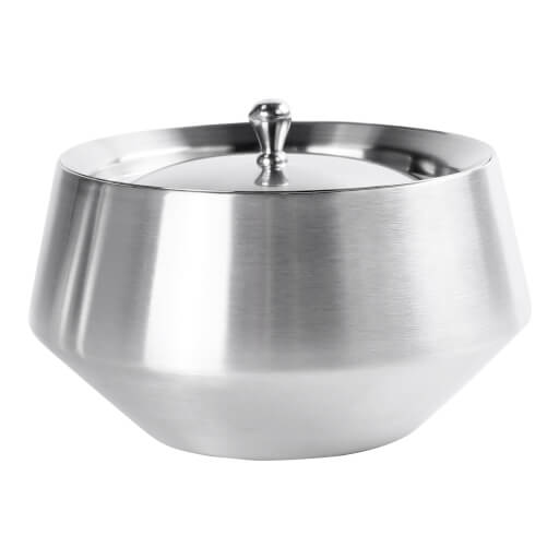Ice Bucket with lid, S/S 13,5x9cm