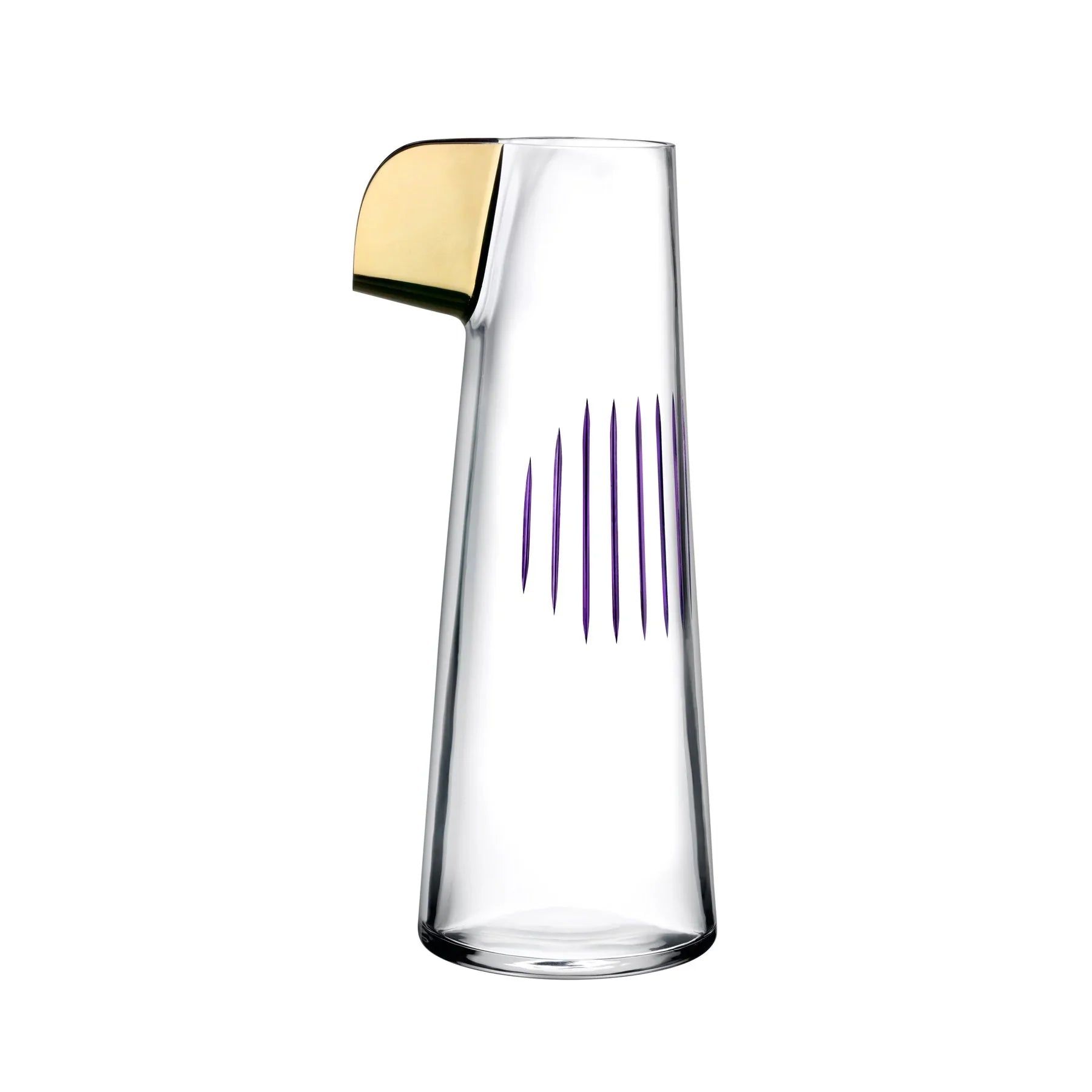 Nude Parrot Carafe - 0,75 L, Clear/Gold