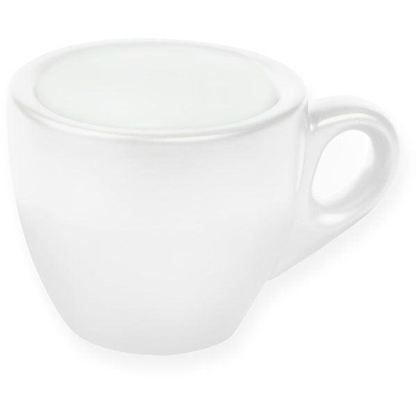 Espresso Tasse, weiß ohne Unterteller