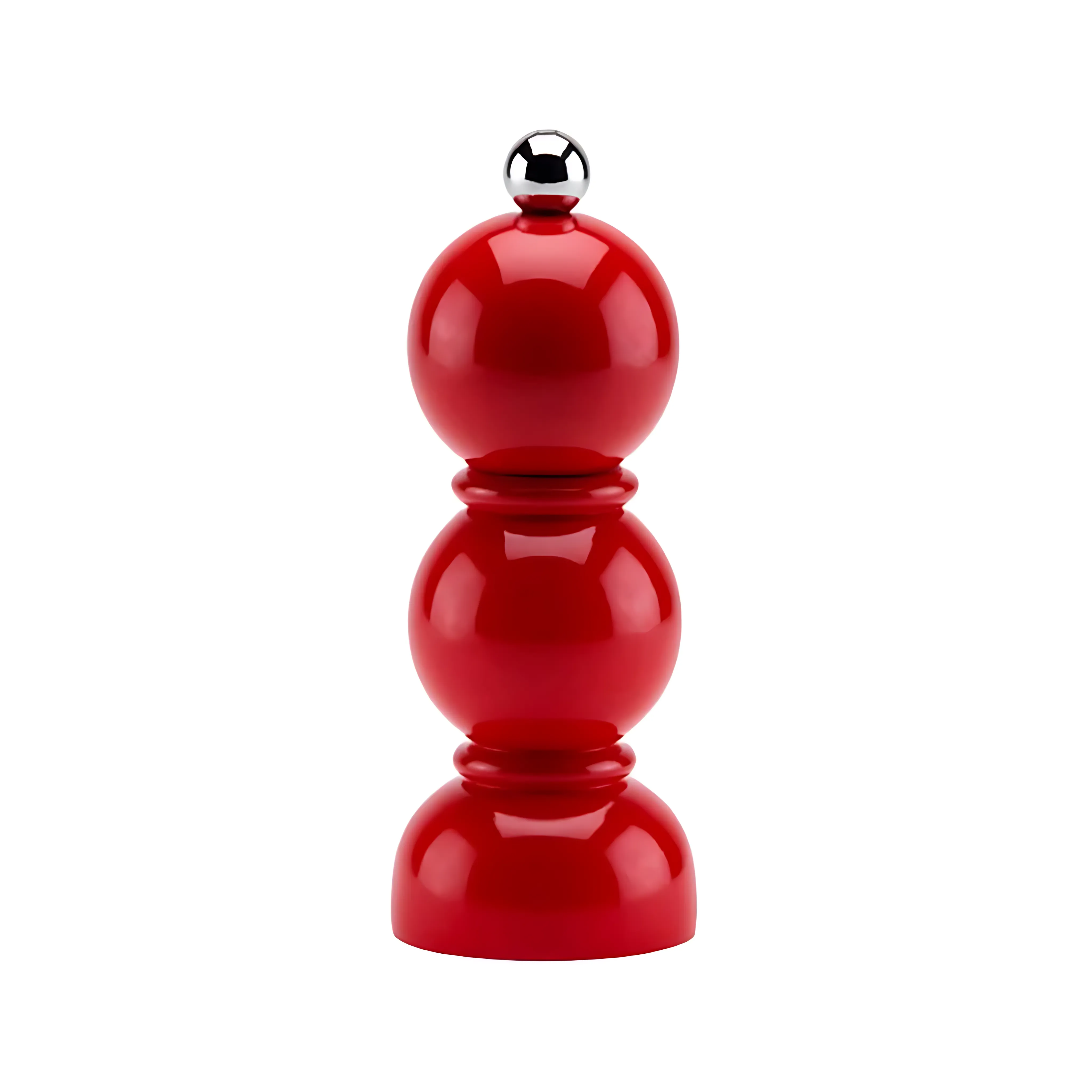Salt & Pepper Mill, Mini Bob, Red, 14 cm