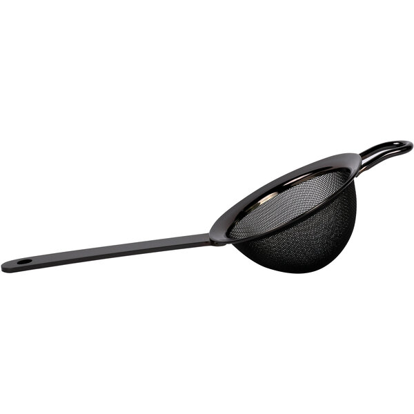 Barsieb Edelastahl Schwarz eloxiert 7,6cm