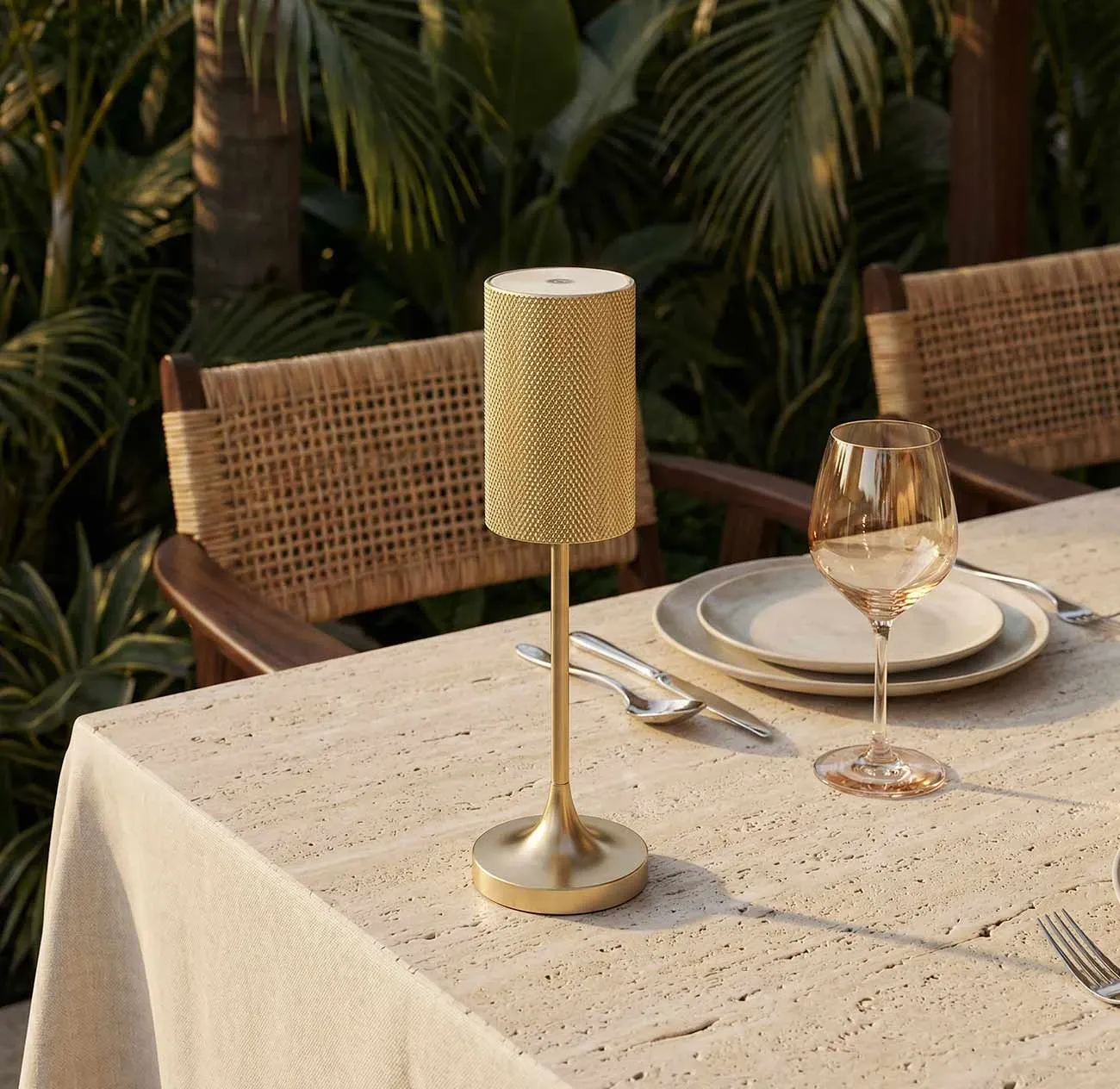Luce Italia Aurea - Mini Sardinia Oro Rigato, Gold, 20 cm