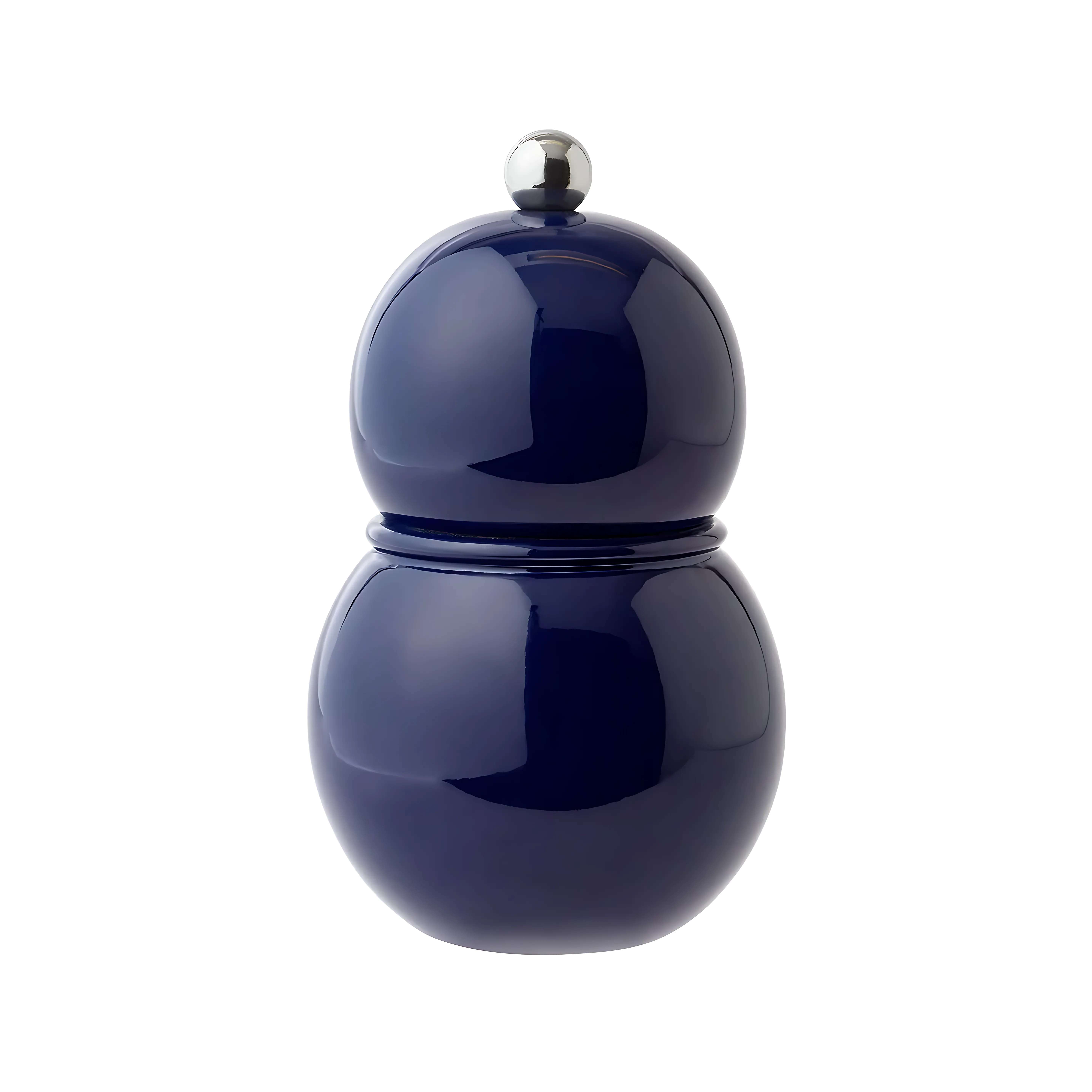 Salt & Pepper Mill, Chubbie, Navy, 12 cm