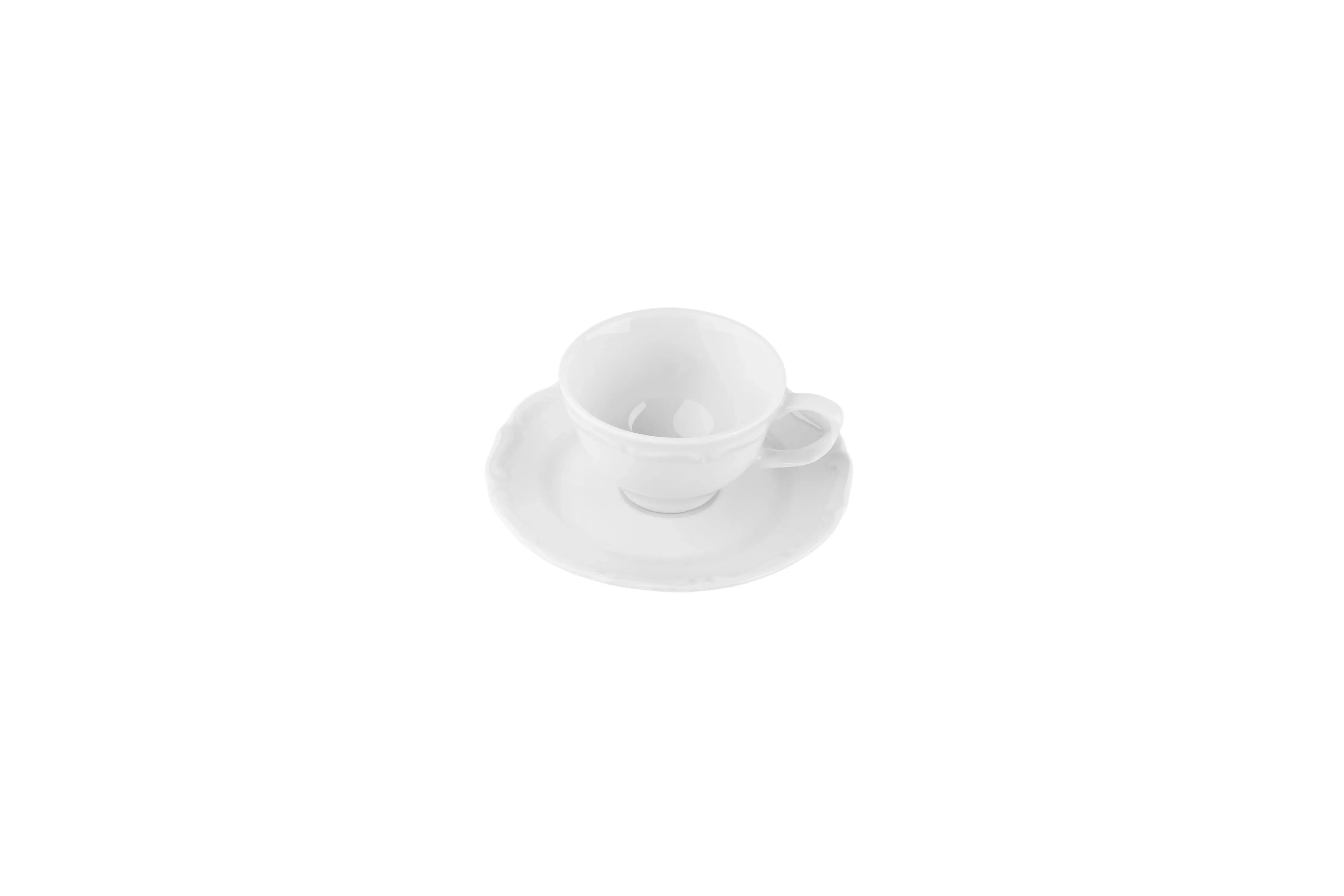 Maria Coffee Cup And Saucer White 75cc
