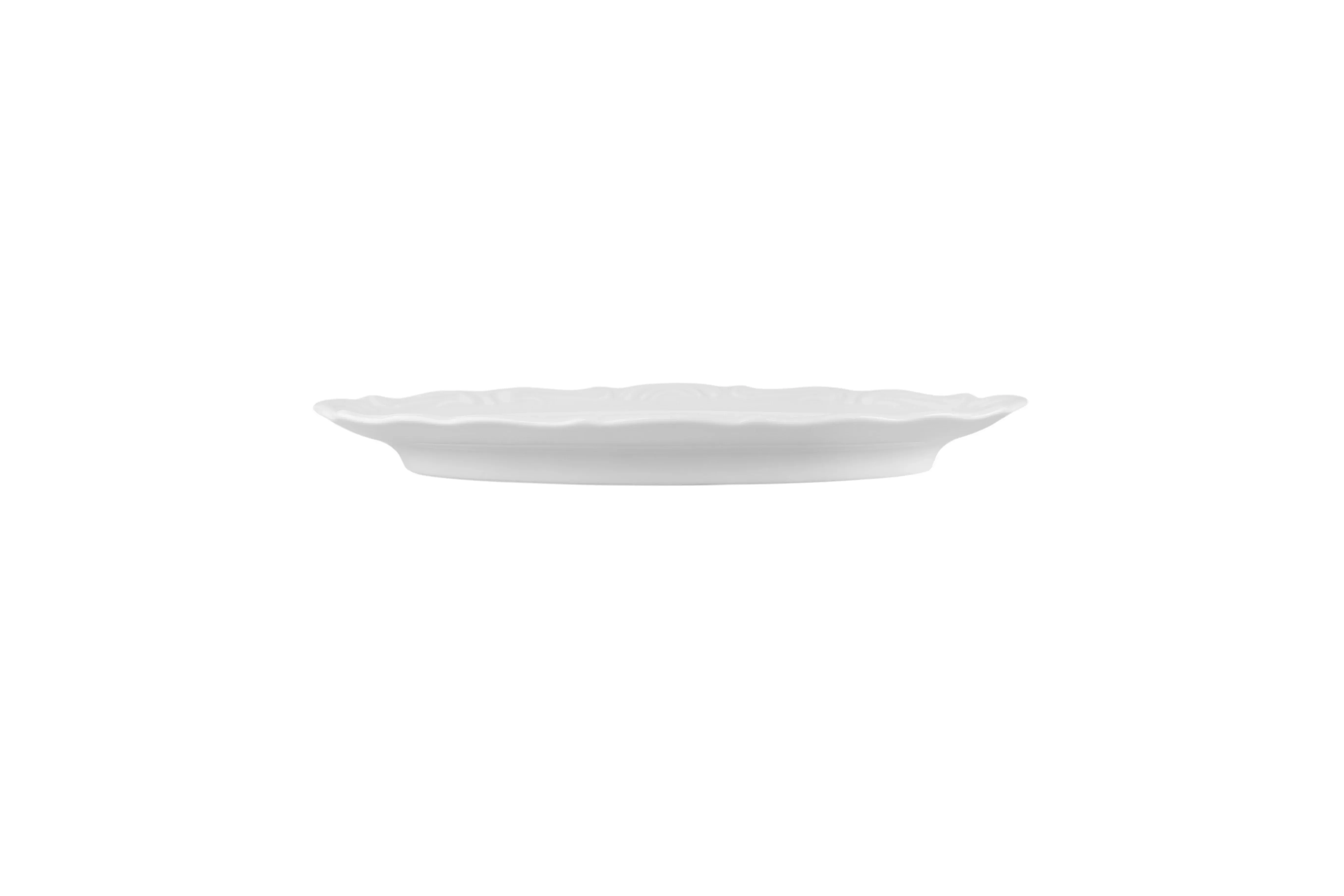 Maria White Oval Plate 22cm