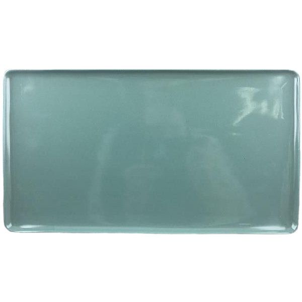 Rectangular Plate, green 34cm