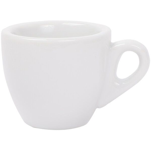 Espresso Tasse, weiß ohne Unterteller