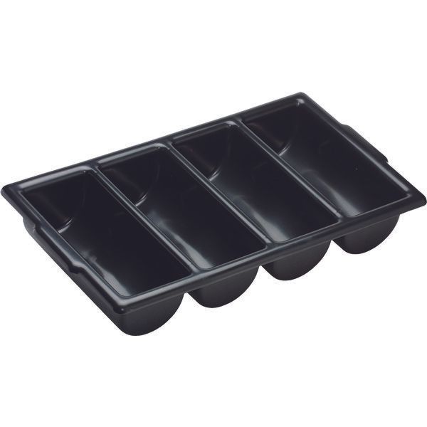 Cutlery Bin - Besteckkasten, schwarz, 53x30x10 cm