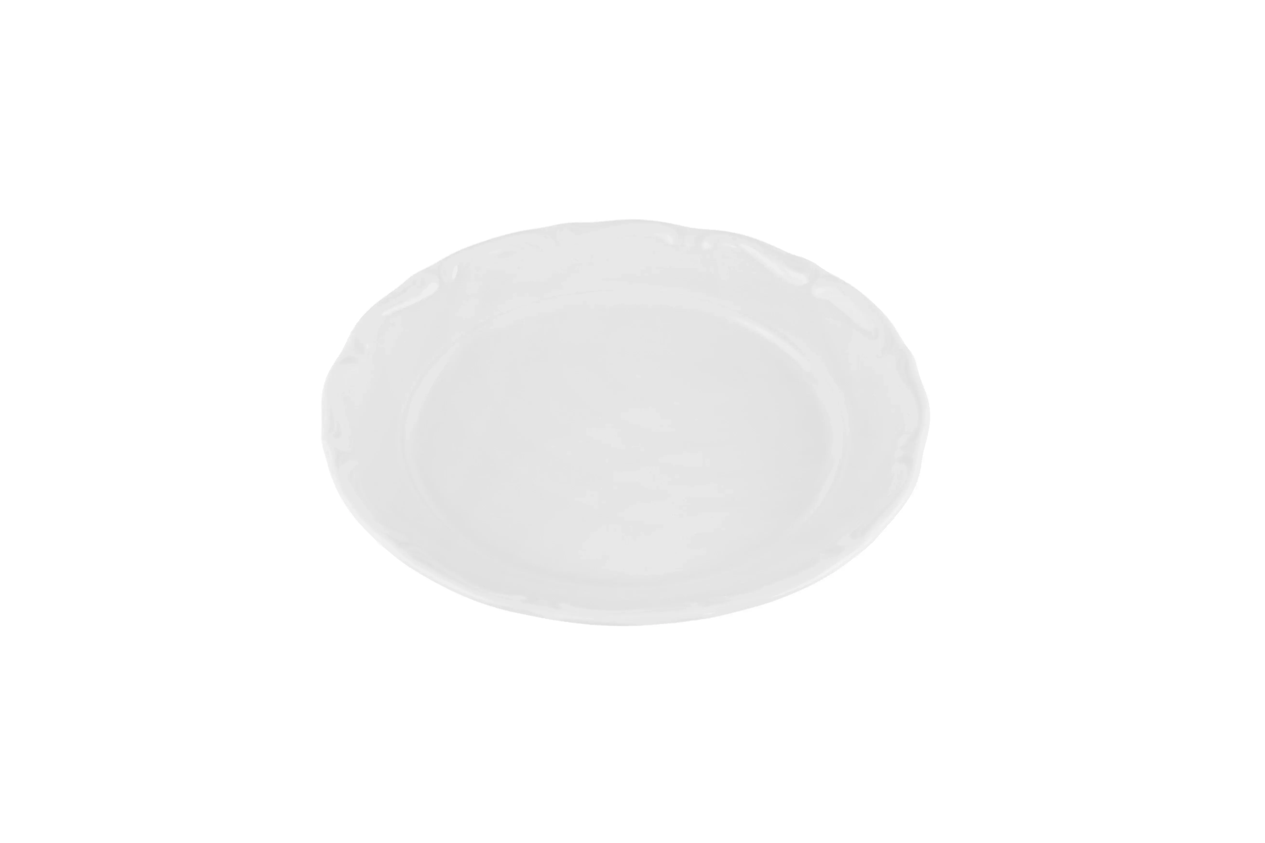 Maria White Flat Plate 24cm