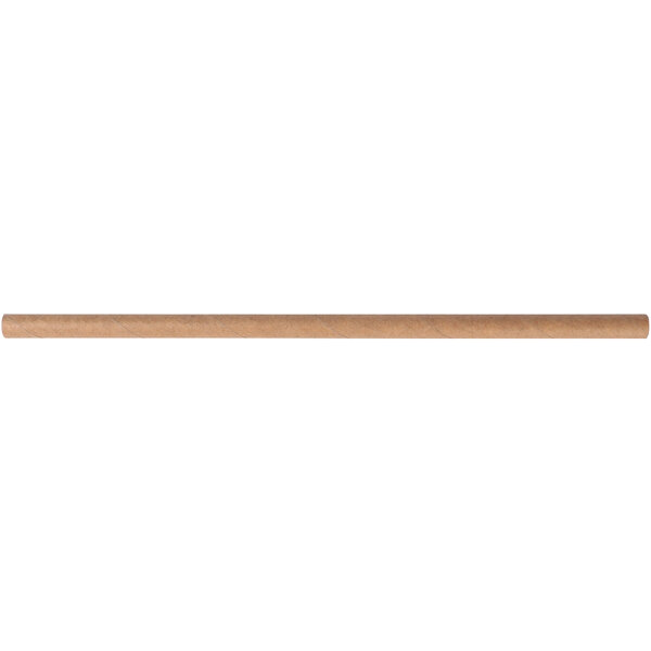 Papier Trinkhalme Beige 8x230mm