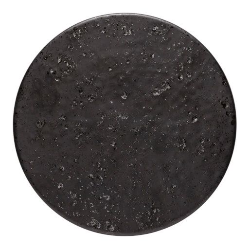 Round Plate "Resonance", black, 20 cm