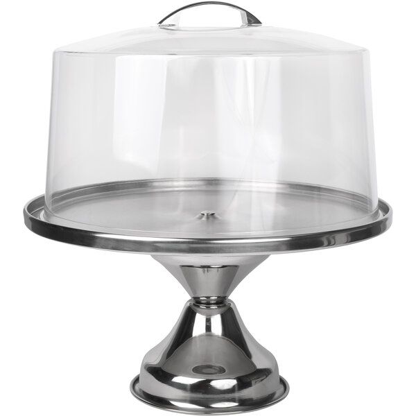 Cake Stand 18/8 S/S, Ø32cm, H18cm