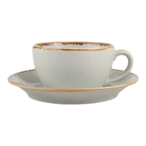 222105 Seasons Grey Teacup&Saucer 250Cc