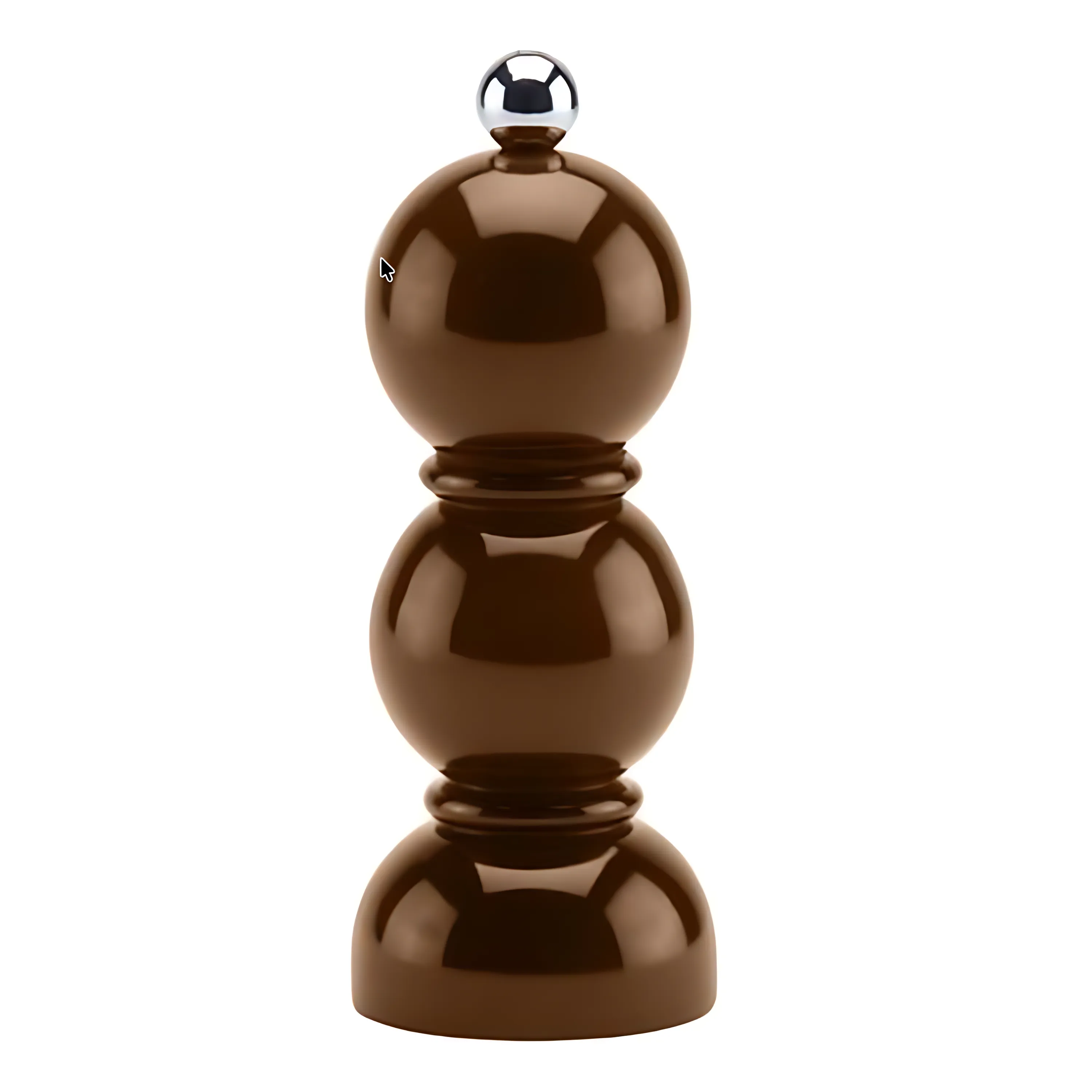 Salt & Pepper Mill, Mini Bobbin, Chocolate, 14 cm