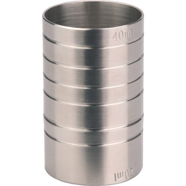 Stainless Steel Jigger "Thimble Measure", 20/40 ml