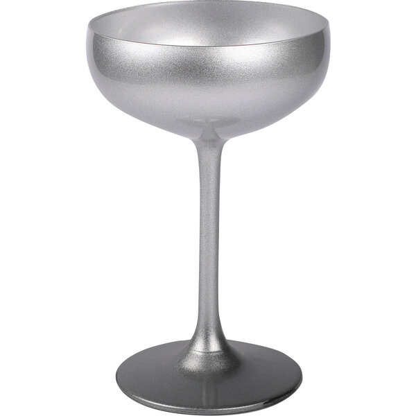 Cocktailschale Glas Silber 230 ml