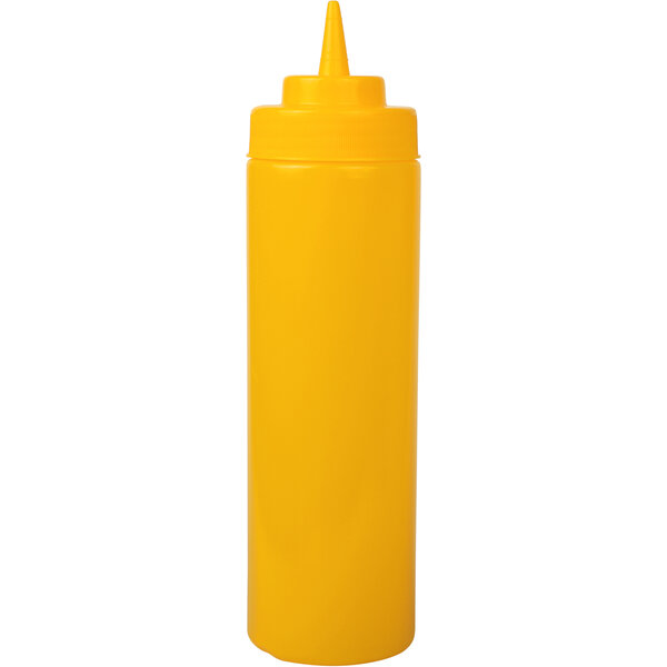 Mustard Squeeze Bottle, 24 oz,708 ml, Wide Mouth