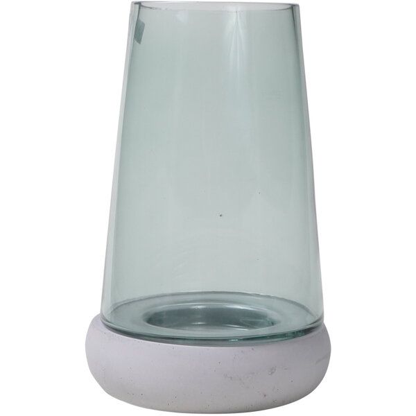 Windlicht mit Beton-Ständer, groß