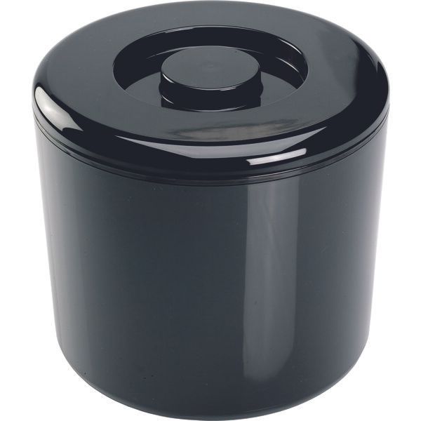 Eisbox, 8 Liter, rund, schwarz