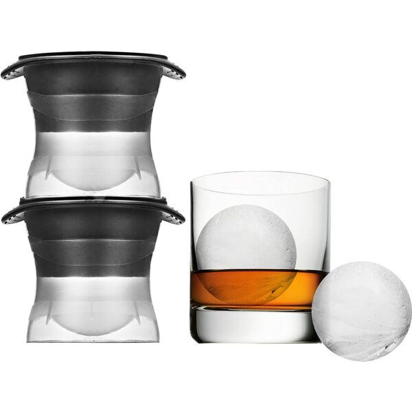 XXXL Ice Ball Maker 2er-Set aus Silikon