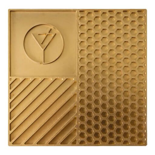 Brass ice cube stamp