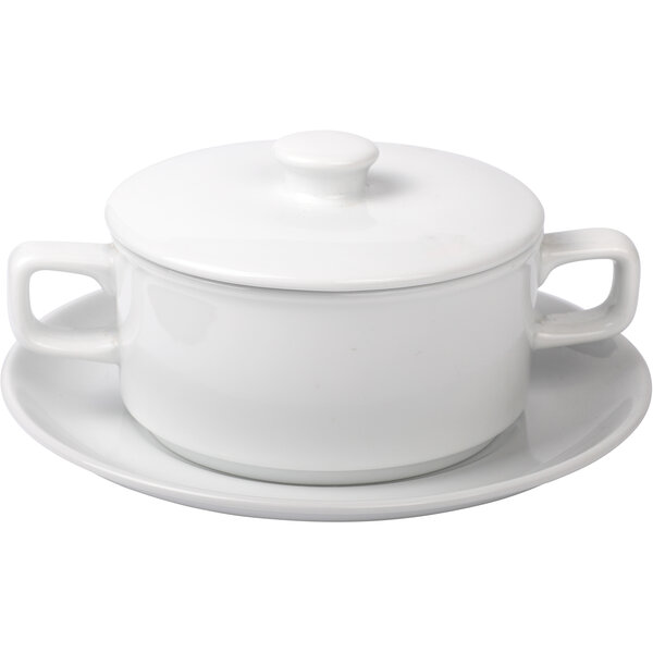 SOUP CUP 2 HDLS/LID (#0240,stackable) - 0,3 L