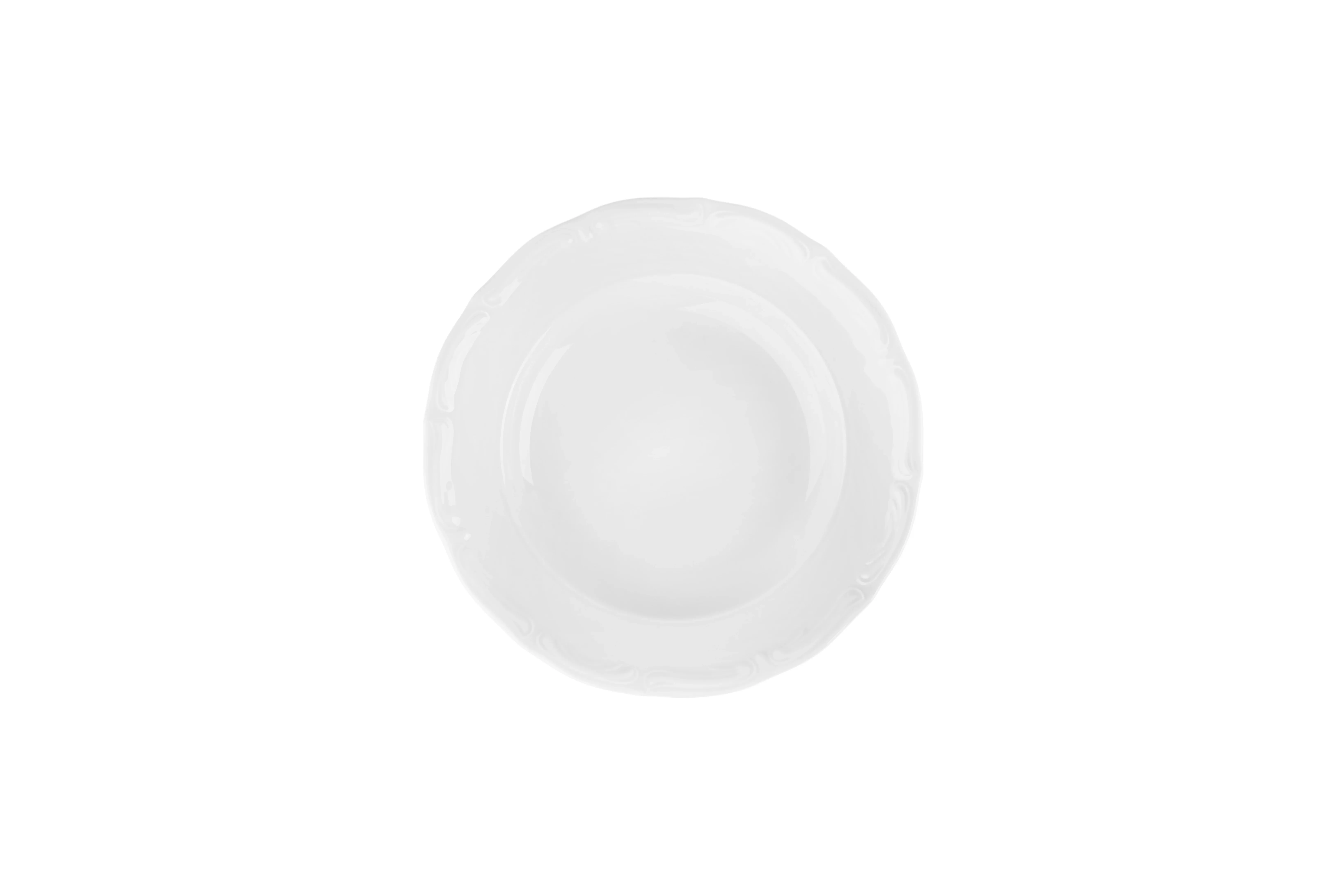 Maria White Deep Plate 22cm